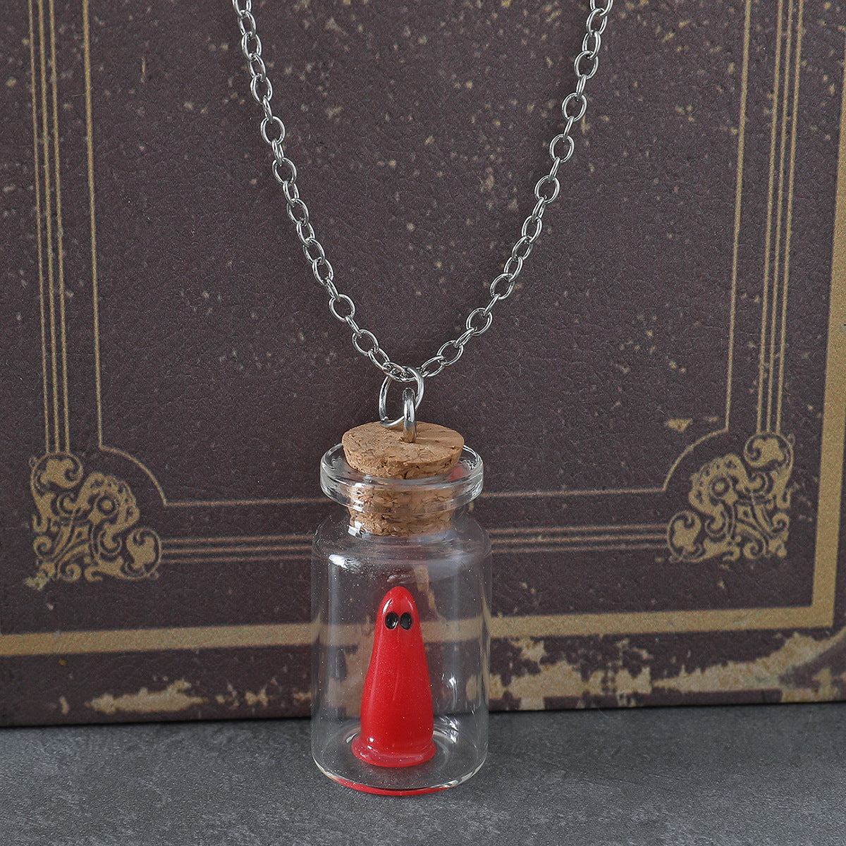Coffee Billion Halloween Drift Bottle Luminous Necklaces
