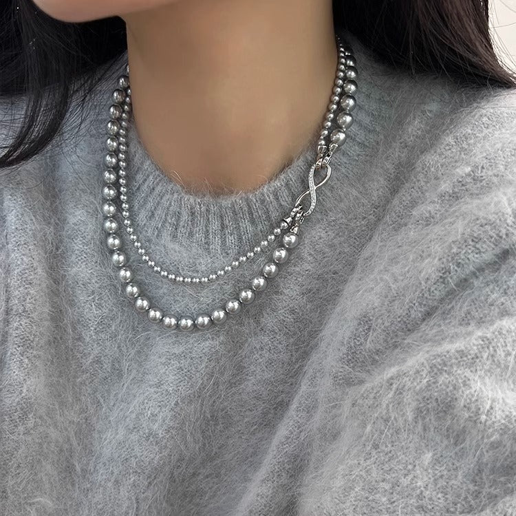 Stacked Glass Can Be Split Multiple Necklaces