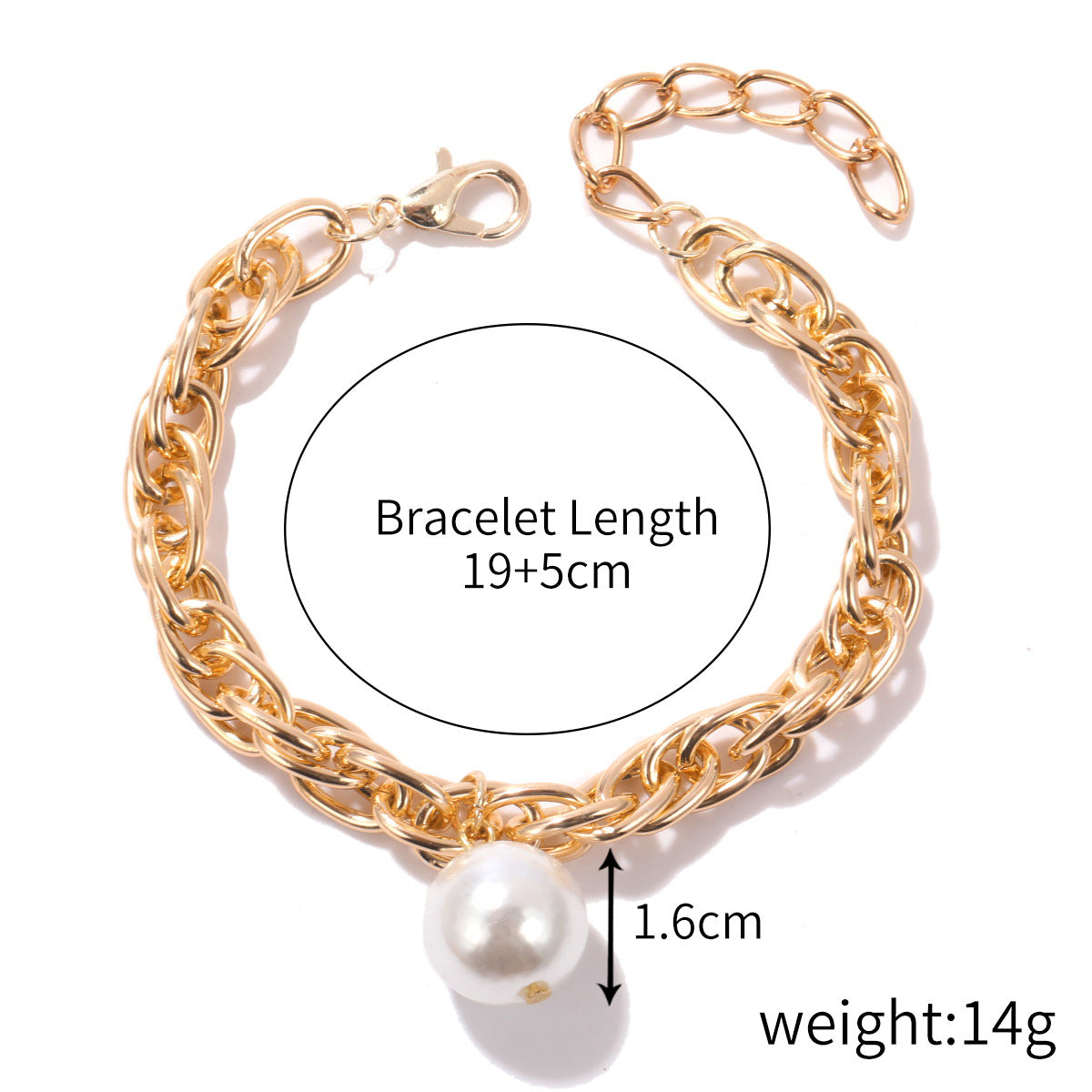 Women's Popular Bohemian Niche Design Baroque Thanksgiving Bracelets