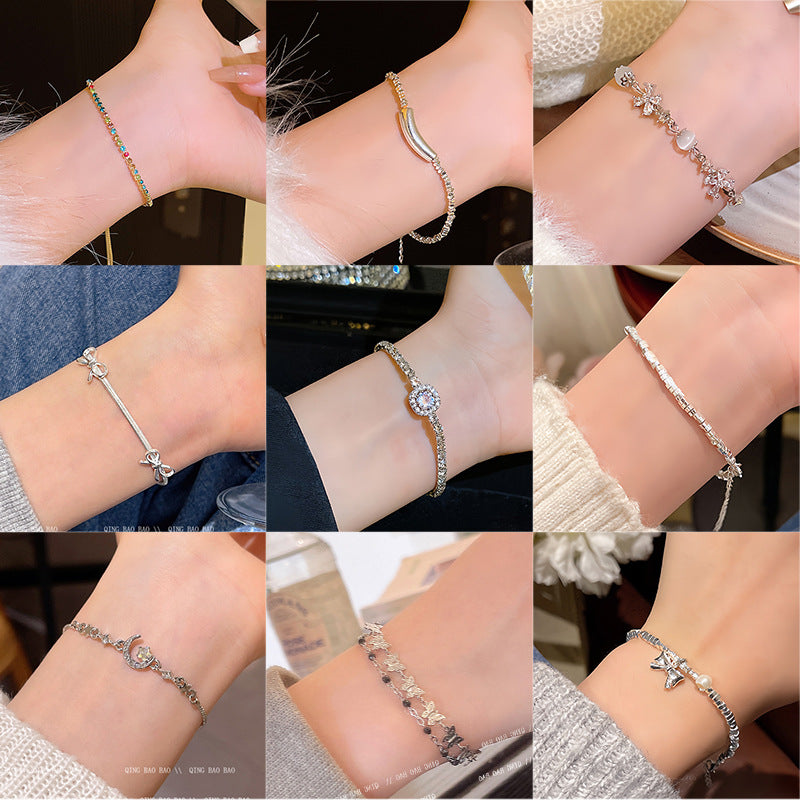 Women's Style Love Camellia High Sense Light Bracelets