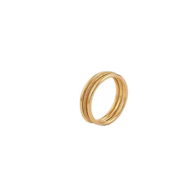 Simple Titanium Steel Female Fashion Personality Rings
