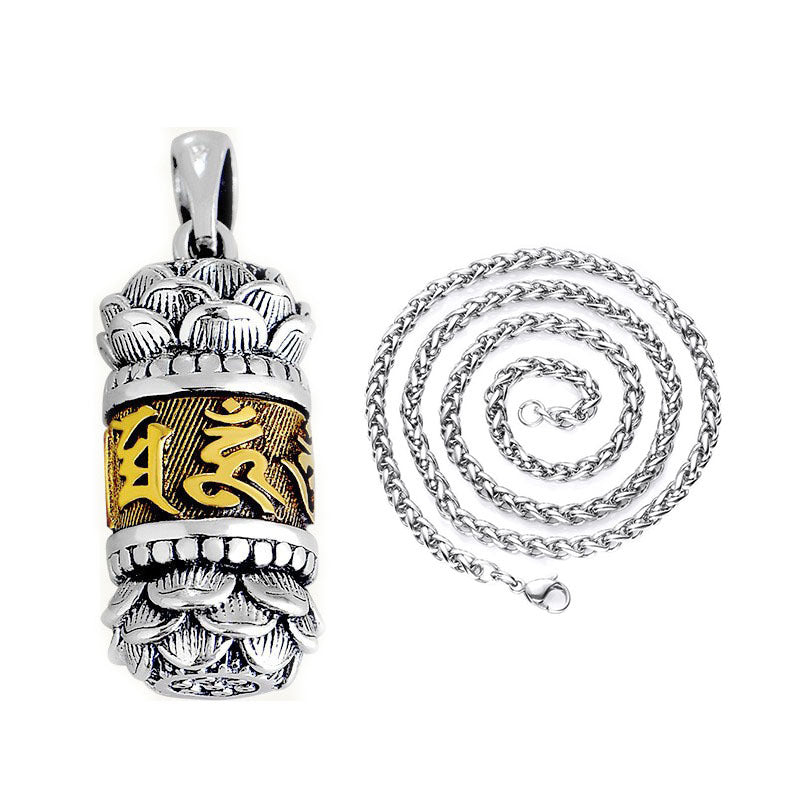 Women's & Men's Sier Charm Football Six Words Couple Good Pendants