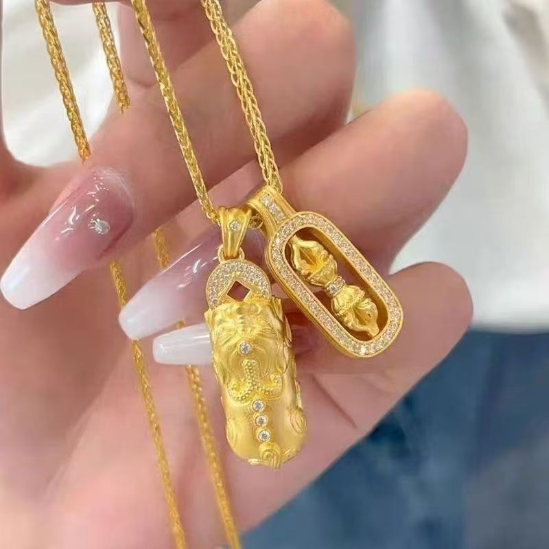 Women's For Light Luxury Jeweled High-grade Gold Necklaces