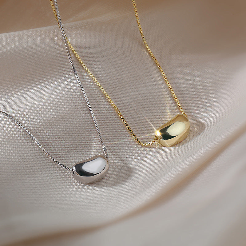 Lucky Beanie Clavicle Chain Simple Personalized Mori Style Small Necklaces