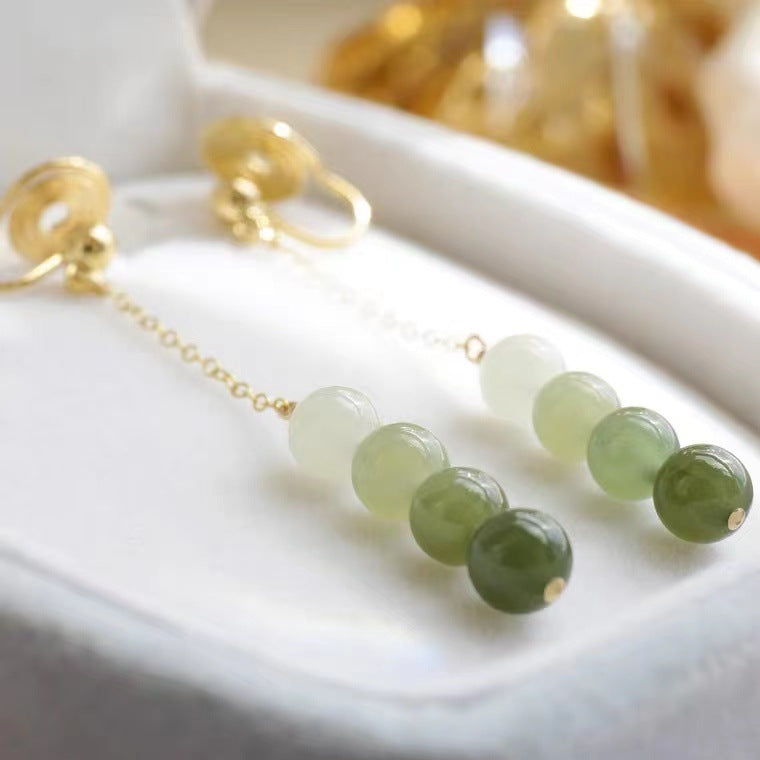 Chinese Style Simple Design Ear Unique Earrings