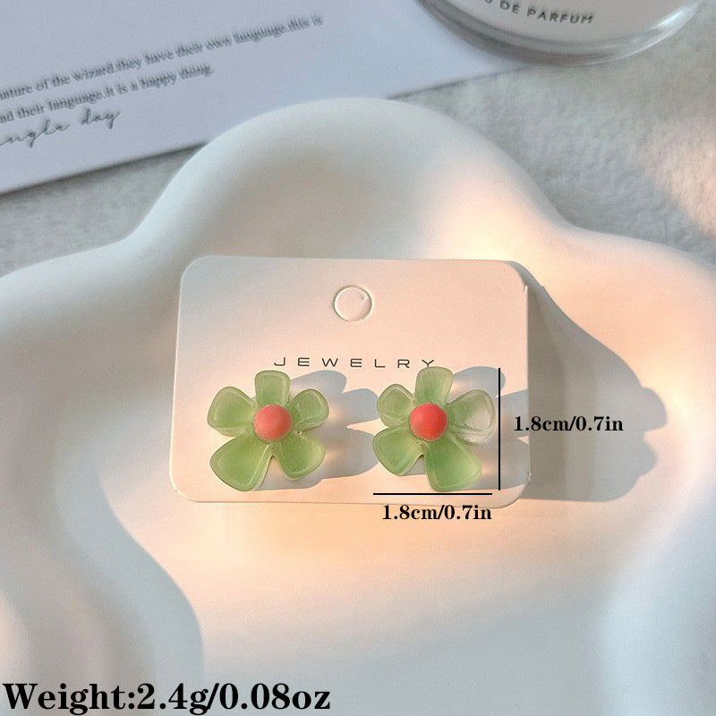 Fashion Design Candy Color Chain Female Dopamine Rings