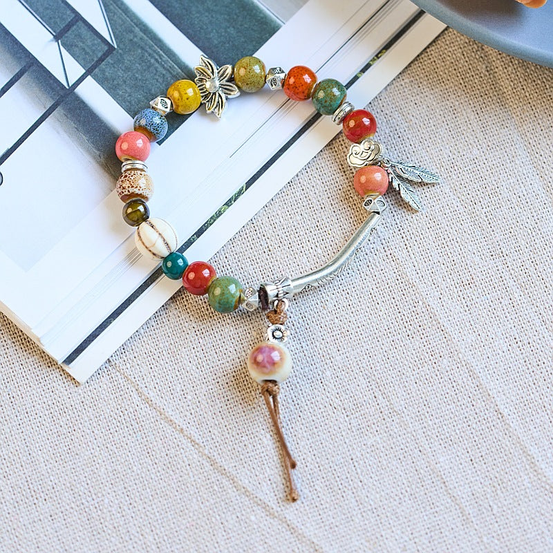 Women's Ceramic Niche High-grade National Style Chinese Bracelets