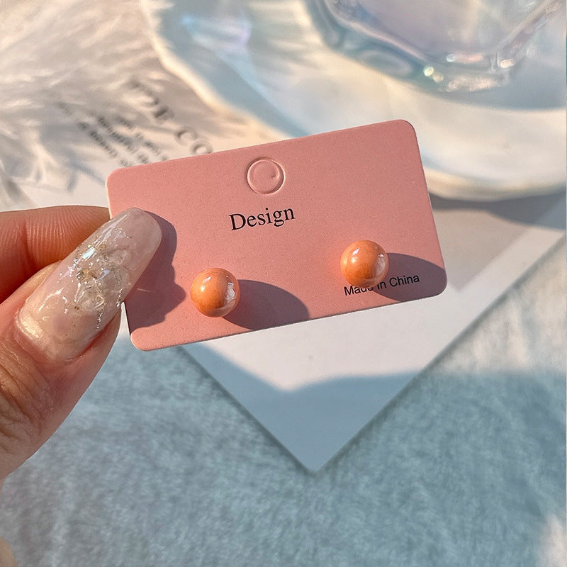 Fashion Design Candy Color Chain Female Dopamine Rings