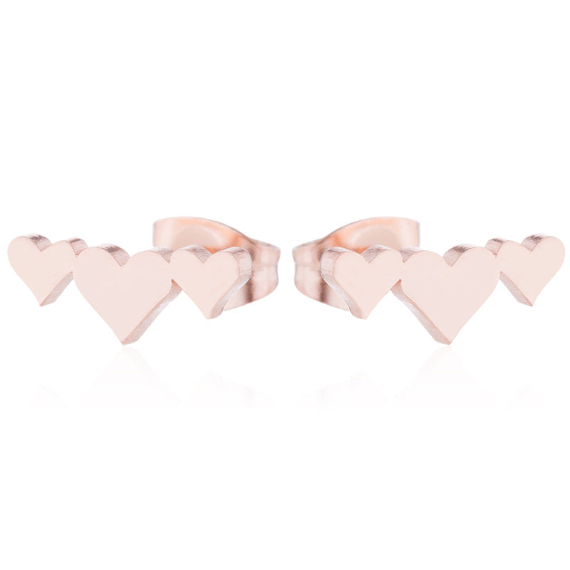 Aloofness Style Stainless Steel Cute Small Animal Fashion Earrings