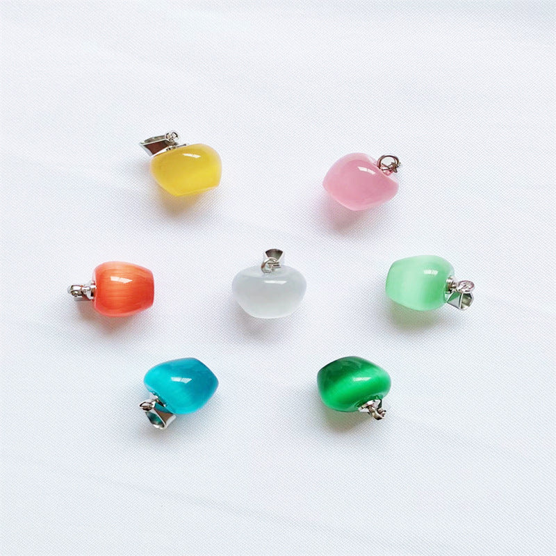 Cat Eye Little Apple Korean Fashion Simple Christmas Pendants