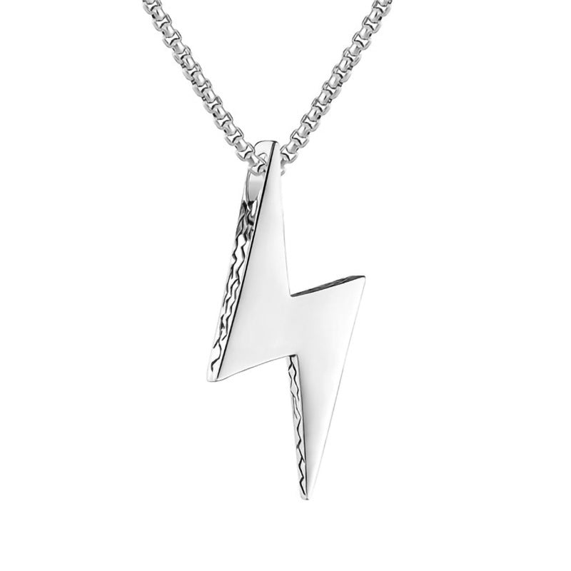 Men's Vintage Cross Ghost Head Titanium Fashion Necklaces