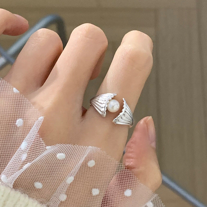 Pearl Female Exquisite Elegant Gentle Stylish Rings