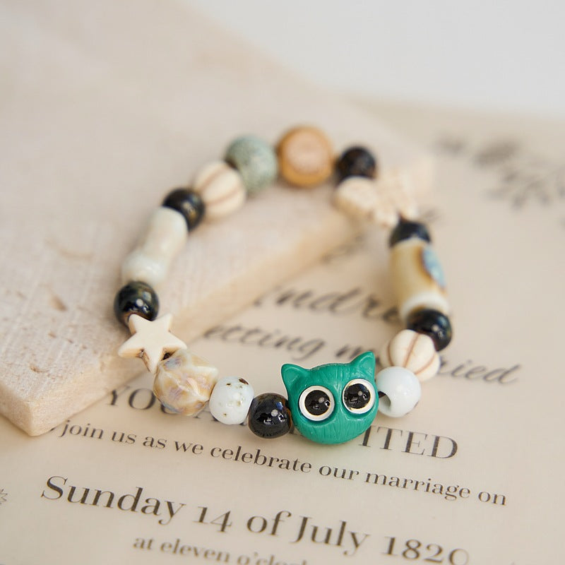 Women's Ceramic Niche High-grade National Style Chinese Bracelets