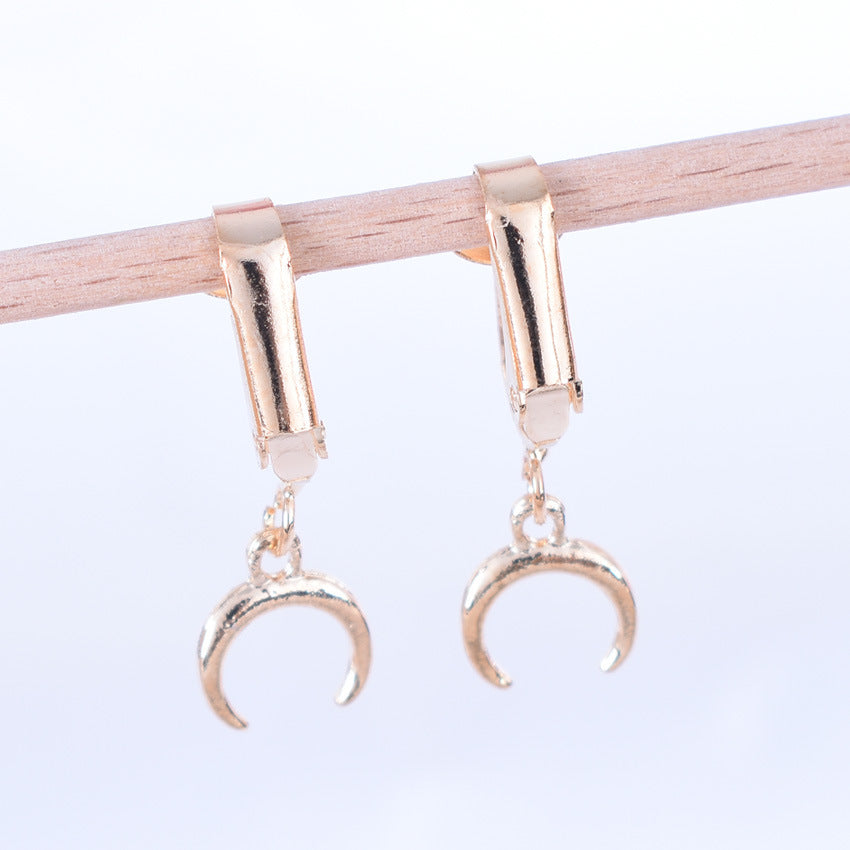 Women's Pearl Zircon Temperament Geometric Pieces Suit Earrings