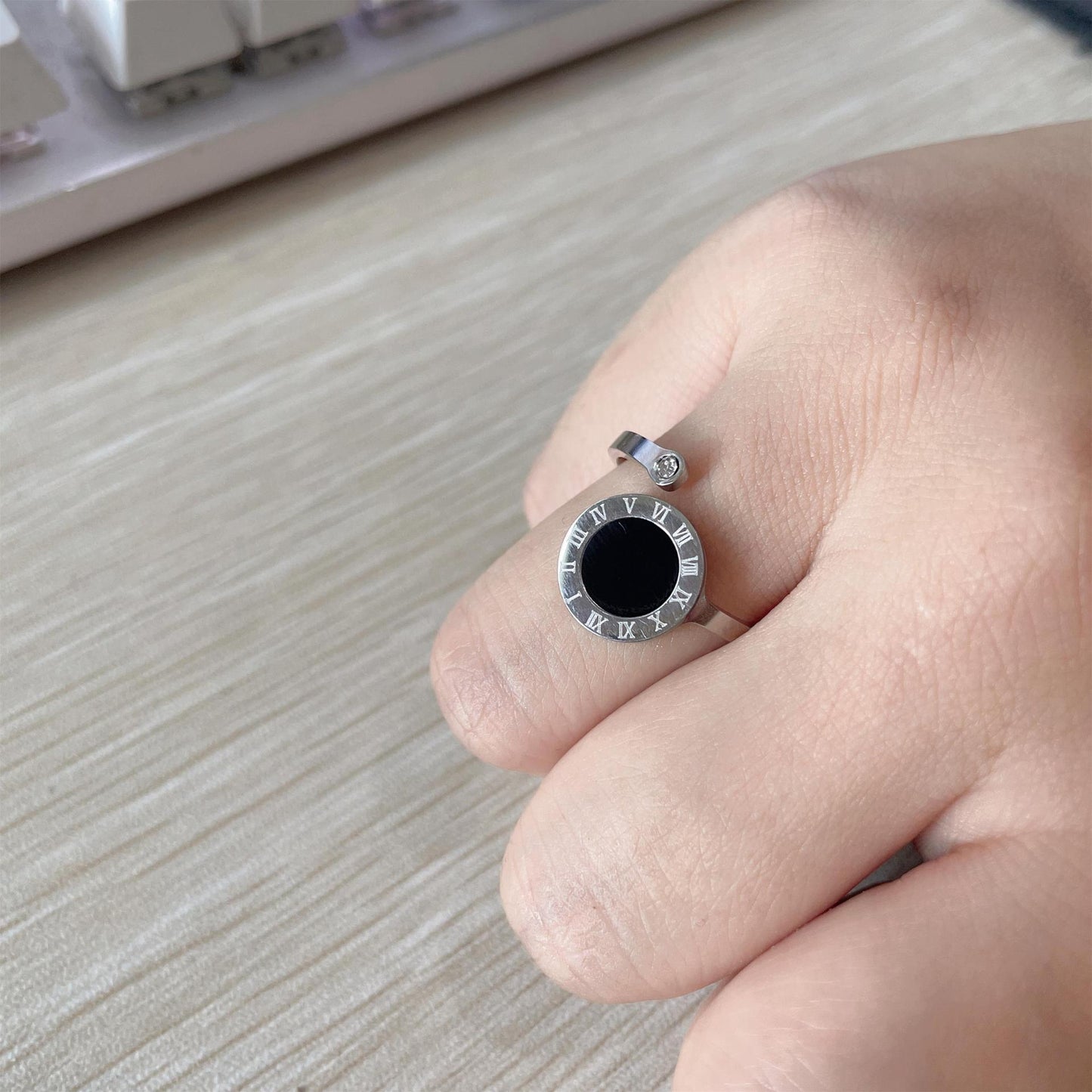 Wen Open Adjustable Bow Little Princess Rings
