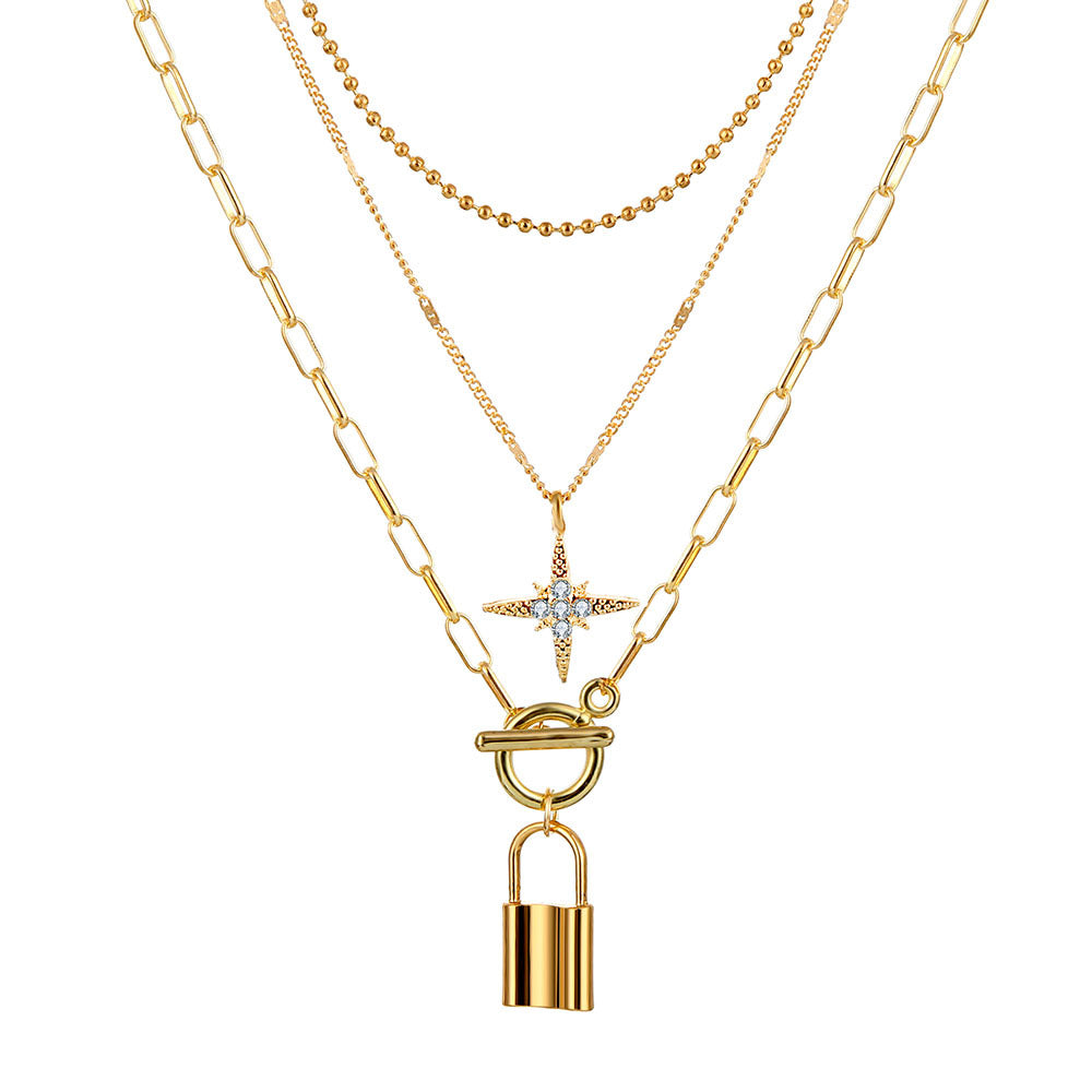 Lock Environmental Protection Color Retention Hollow Pendants