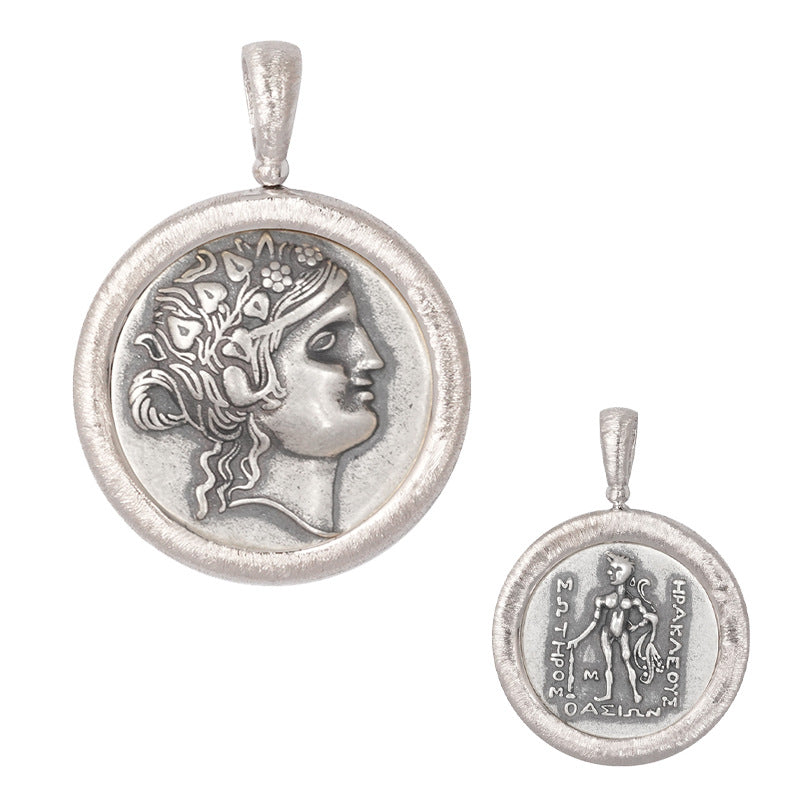 Coin Sterling Sier Single Without Chain Pendants