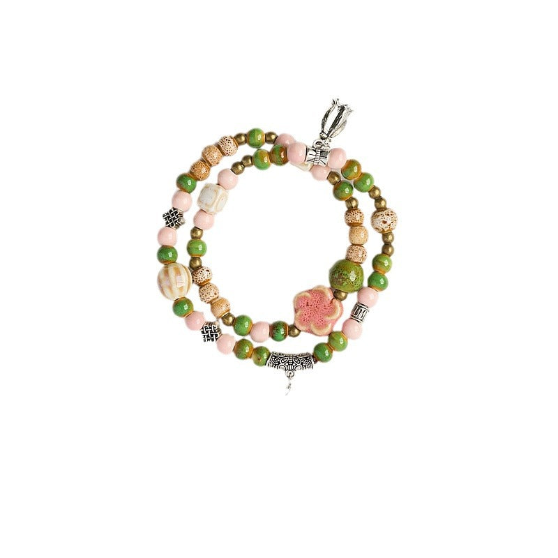 Hand-woven Ceramic Artistic Ethnic Style Couple Bracelets