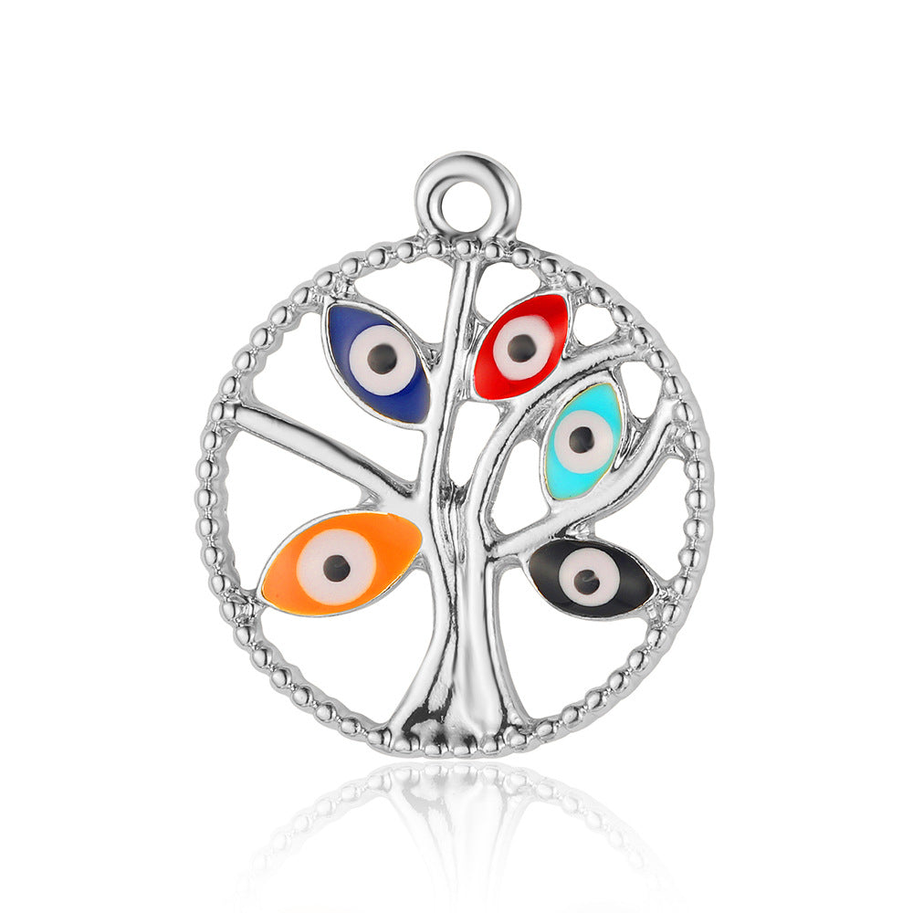 Palm Eyes Alloy Lucky Tree Love Rings