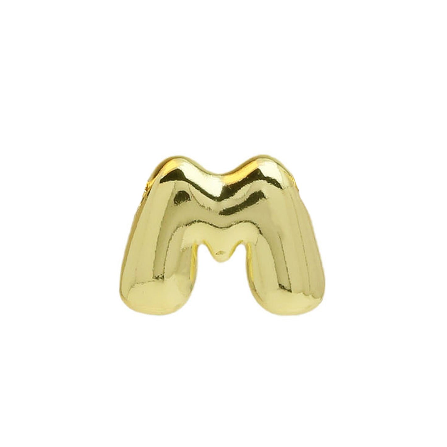 Gold Copper Bubble Balloon English Name Pendants