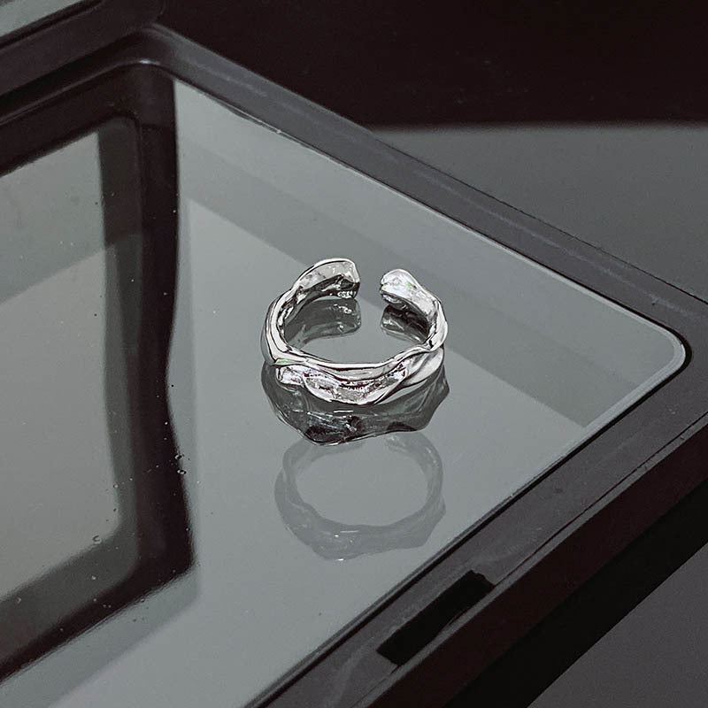 Saturn Open Female Temperamental Cold Style Rings