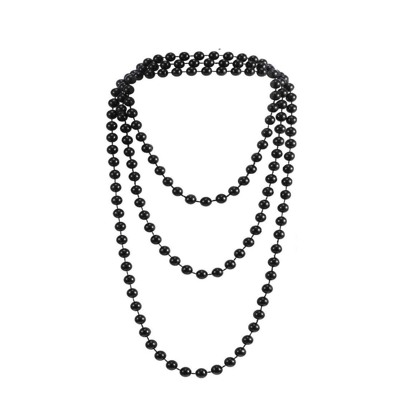 Women's Neon Color Pearl Party Dress Up Accessories String Necklaces