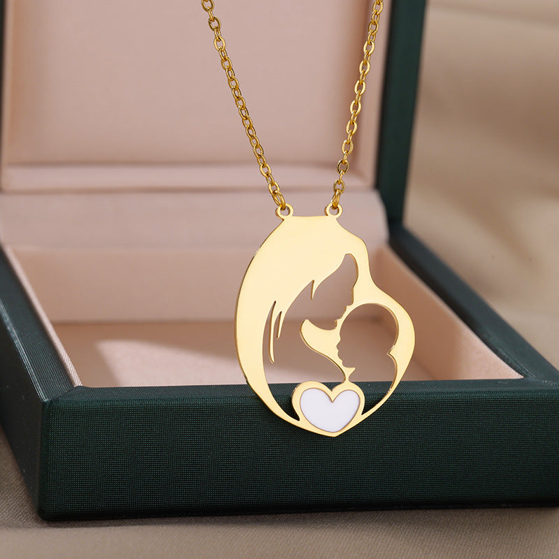 Stainless Steel Mother's Day Series Mother Necklaces