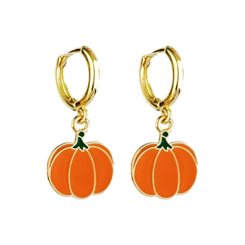 Ghost Bat Thanksgiving Pumpkin Maple Leaf Autumn Rings