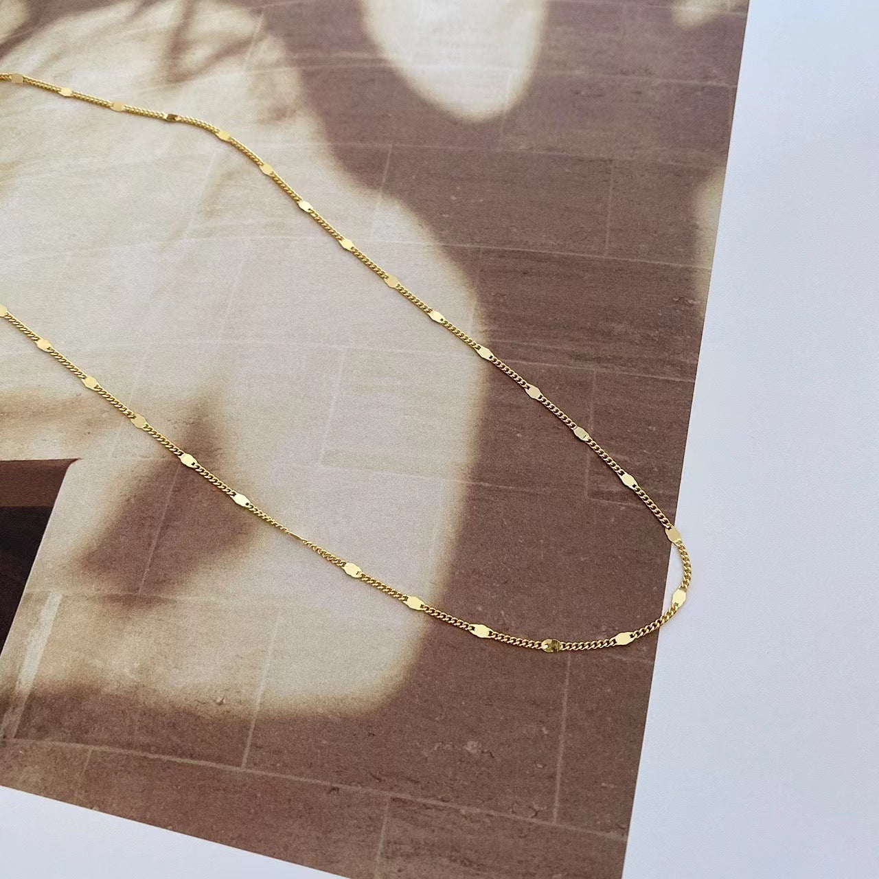 Women's Sier Side Star Piece Pure Necklaces