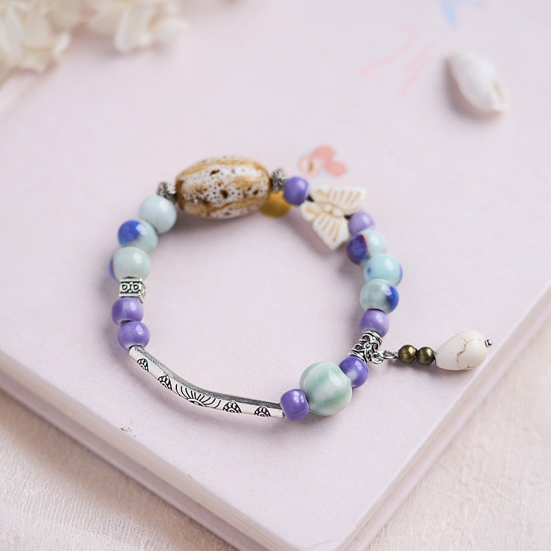 Women's Ceramic Niche High-grade National Style Chinese Bracelets