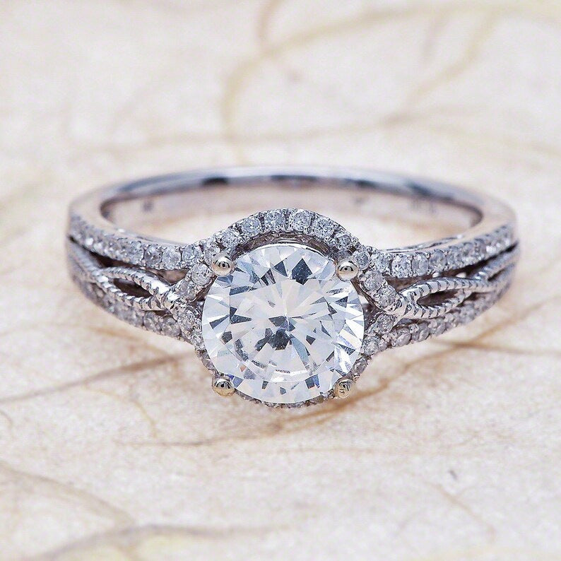 Ornament Over Diamond Fashion Trend Change Rings