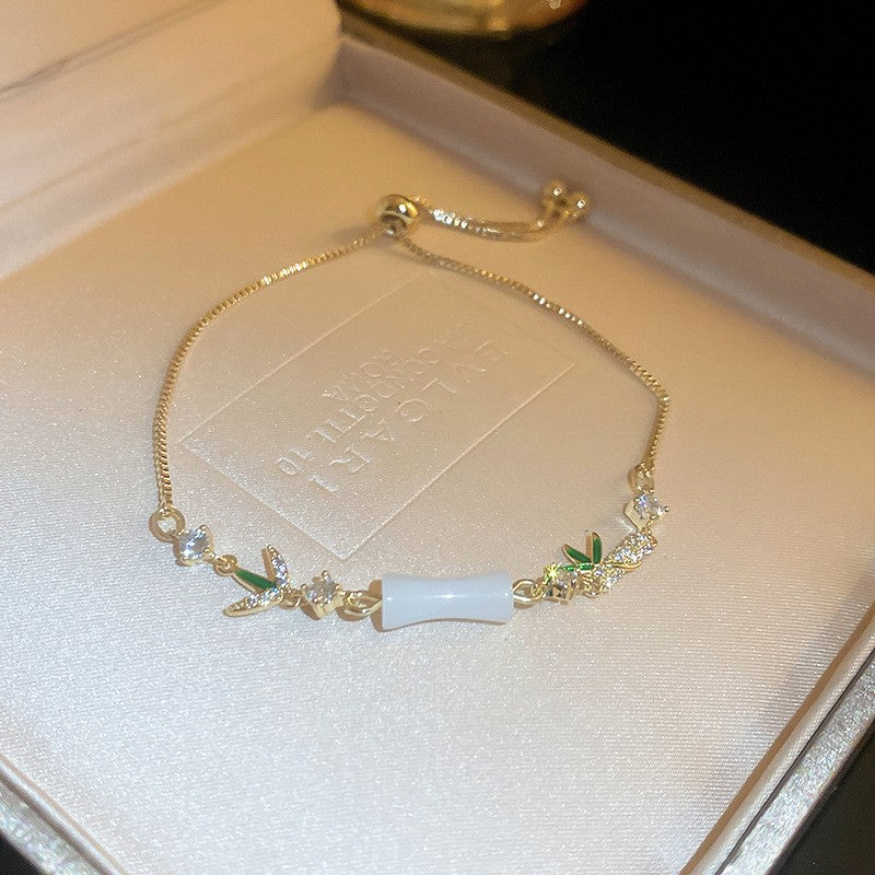 Women's Colorful Zircon Minority Simple Design Fashion Bracelets