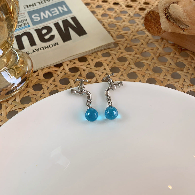Style Simple Fun Cute Shape Gold Sier Earrings