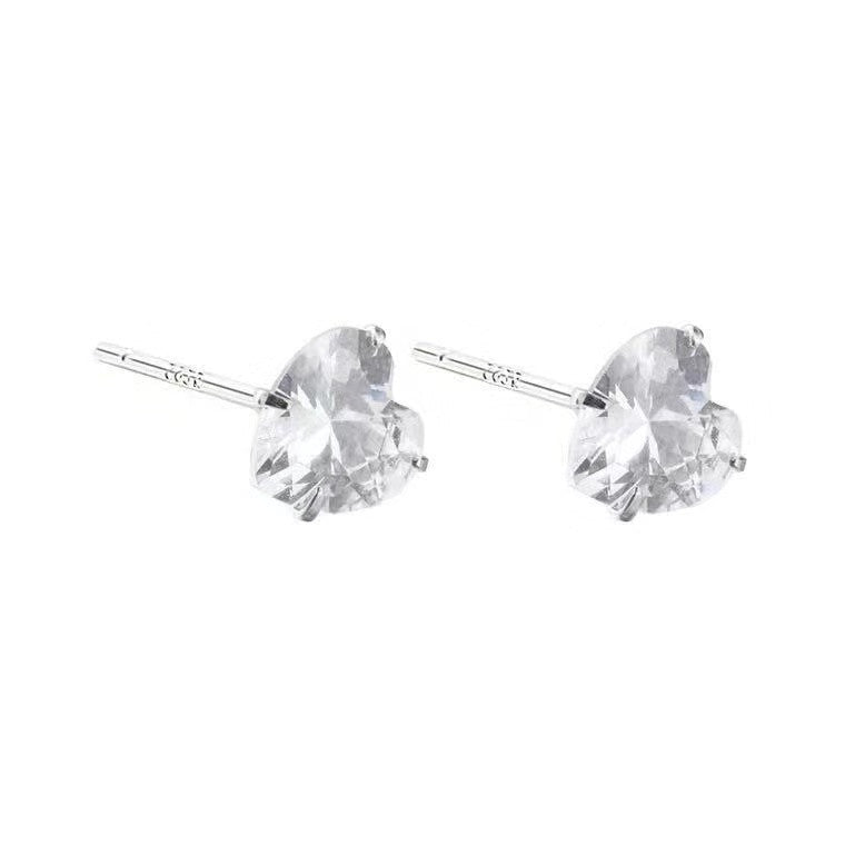 Women's Ear Sterling Compact Mini Double-headed Bar Bone Earrings