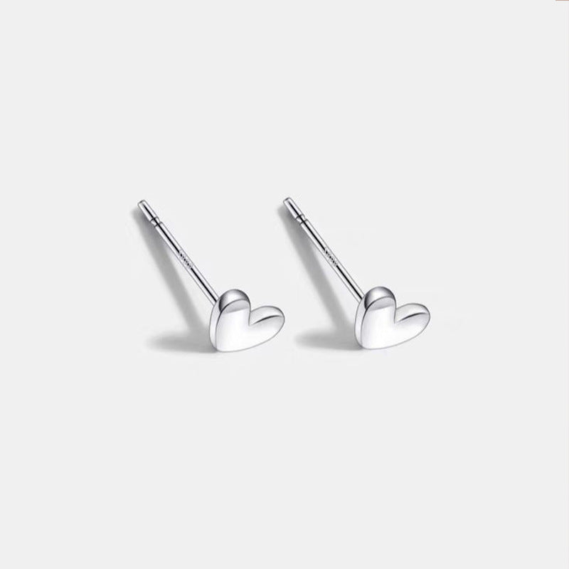 Women's Ear Sterling Compact Mini Double-headed Bar Bone Earrings