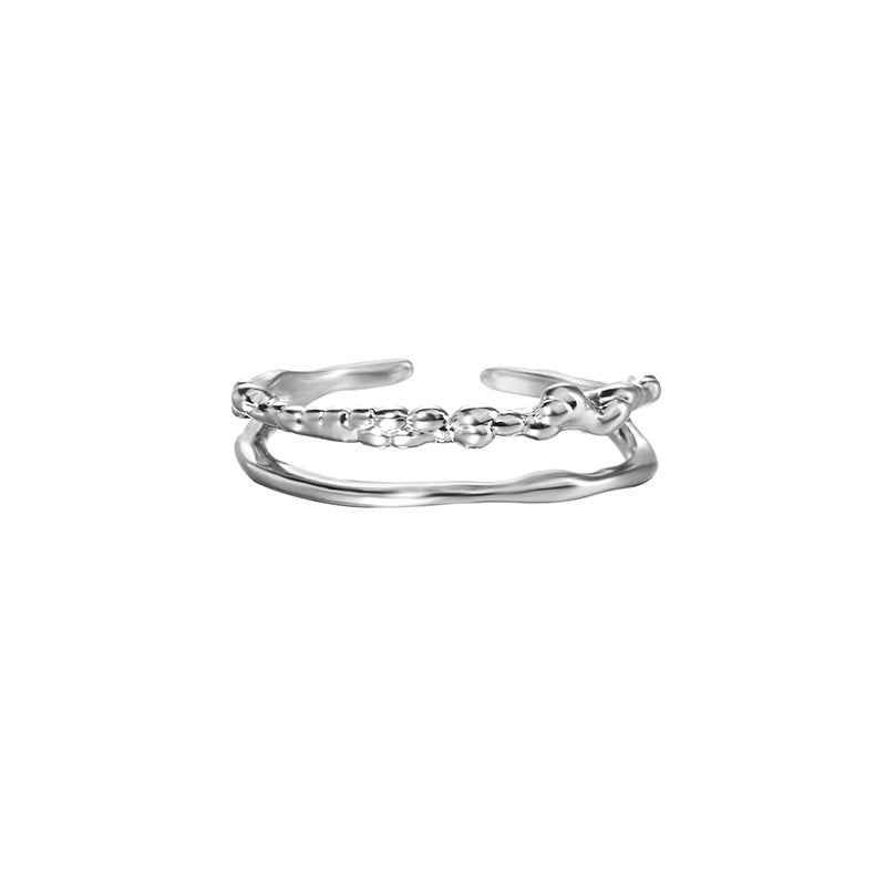 Women's High-grade Light Luxury Cold Open Simple Rings