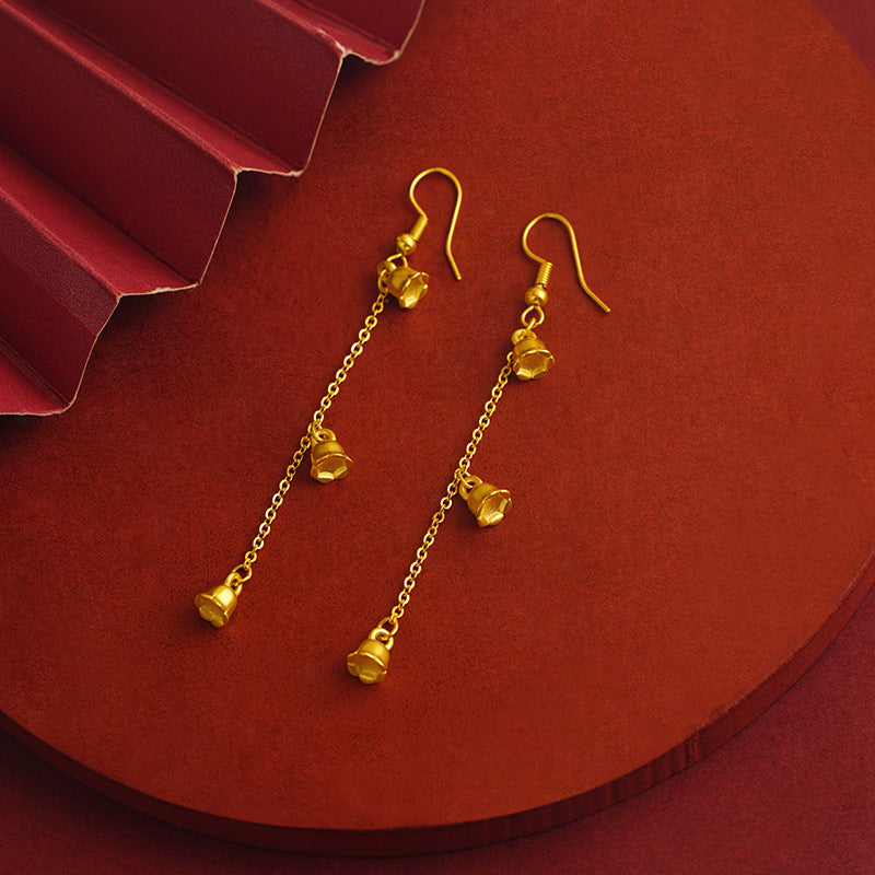 Bow Simulation Brass Decoration Vietnam Alluvial Gold Pendants