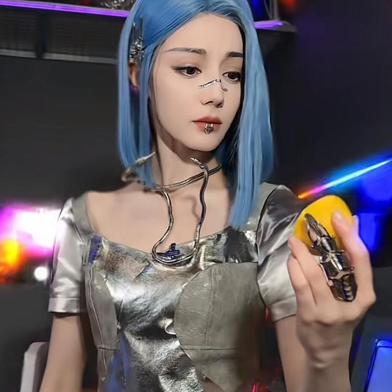 Mechanical Ji Robot Reba Neckband Girlfriend Necklaces