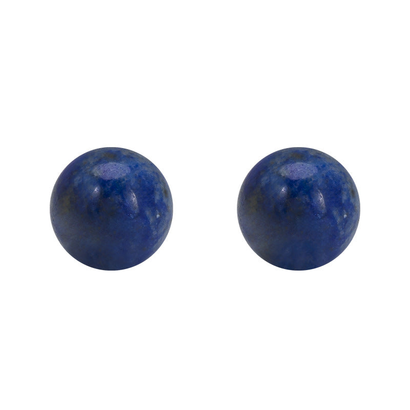 Plain Sier Korean Style Fresh With Lapis Affordable Luxury Rings