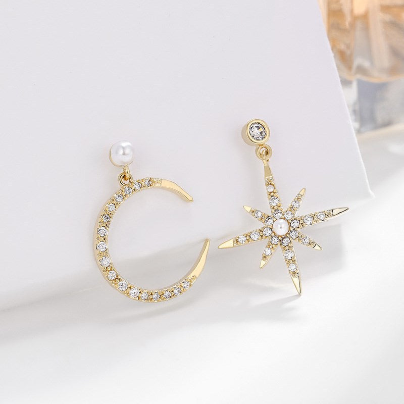 Sier Bow Pearl Classic Style Alphabet Rings