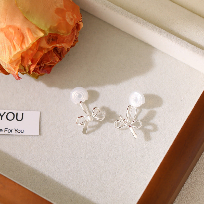 Minority Unique Sweet Bow Ear Clip Earrings