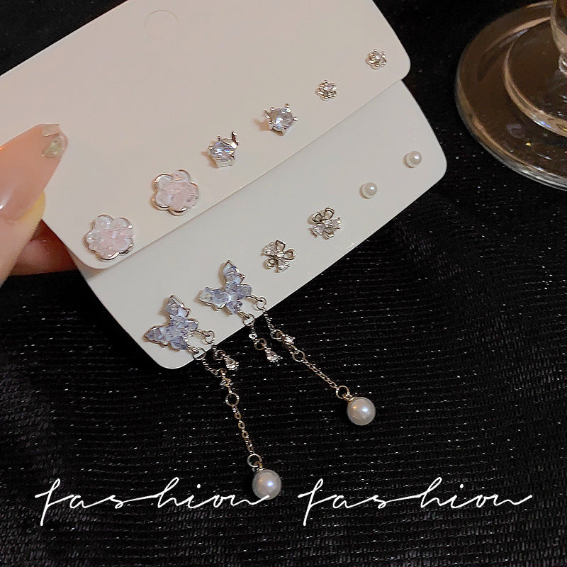 Women's Long Tassel Exquisite High Sense Temperament Earrings
