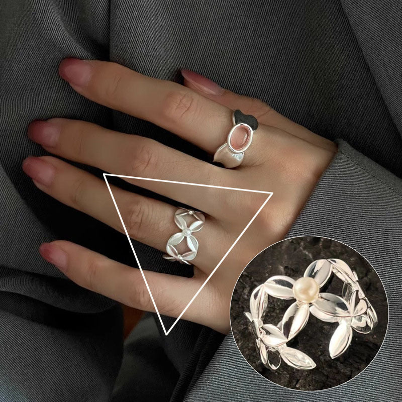 Pearl Female Exquisite Elegant Gentle Stylish Rings