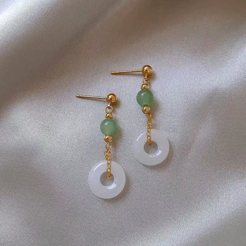 Chinese Style Simple Design Ear Unique Earrings