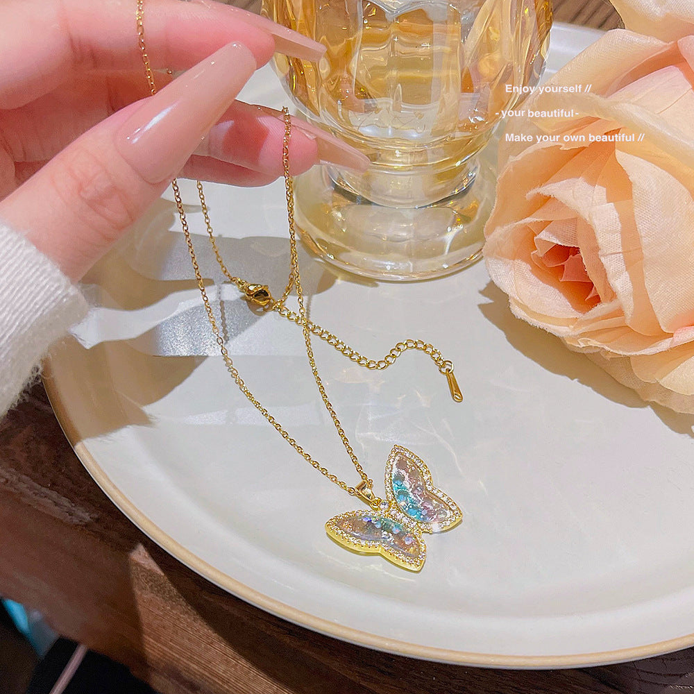 Women's Versatile High-grade Zircon Light Luxury Minority Necklaces
