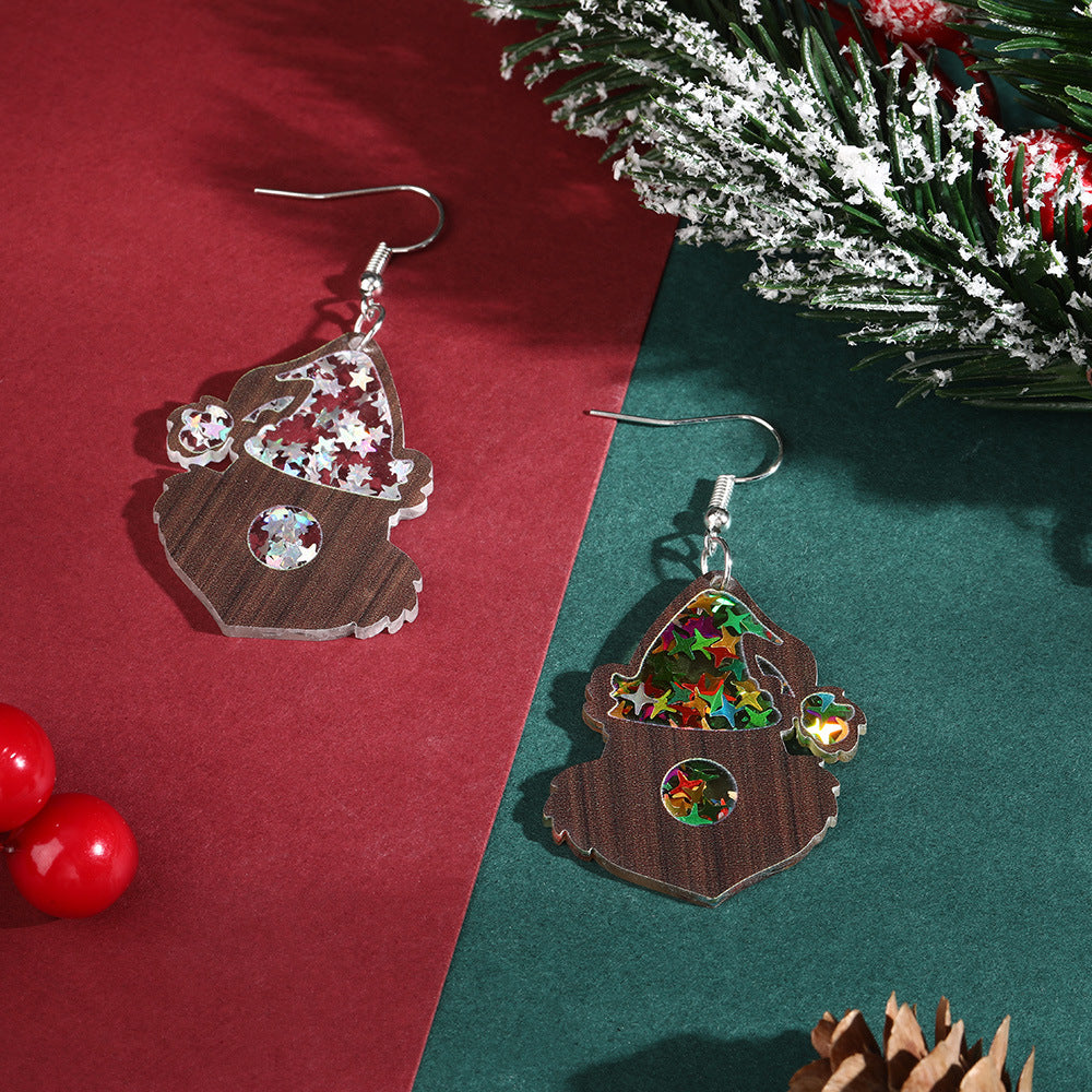 Fully Managed Environmental Protection Acrylic Personalized Earrings