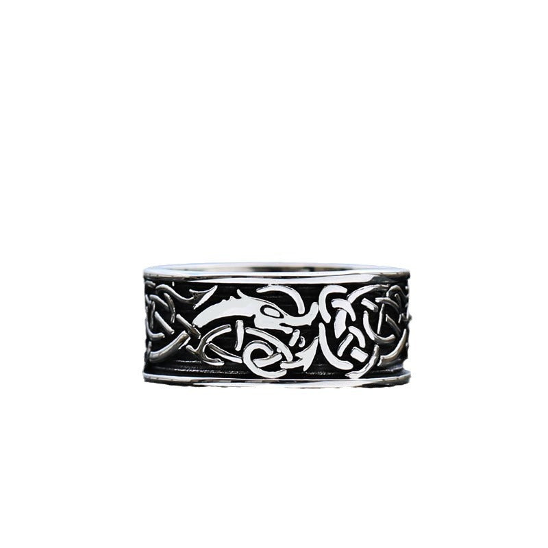 Men's Ornament Retro Titanium Steel Domineering Stainless Rings