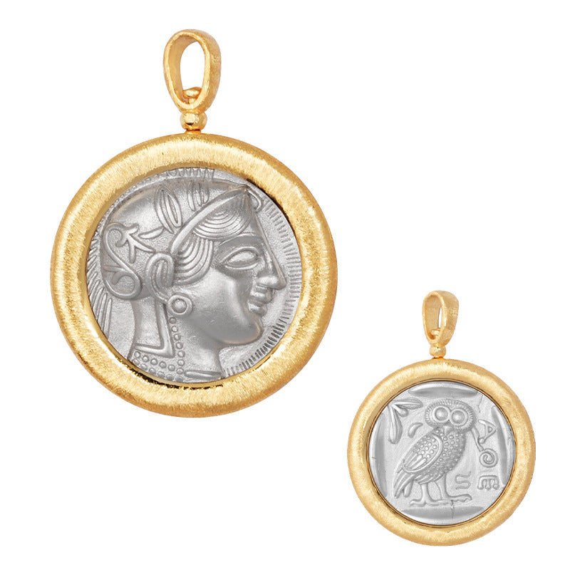 Coin Sterling Sier Single Without Chain Pendants