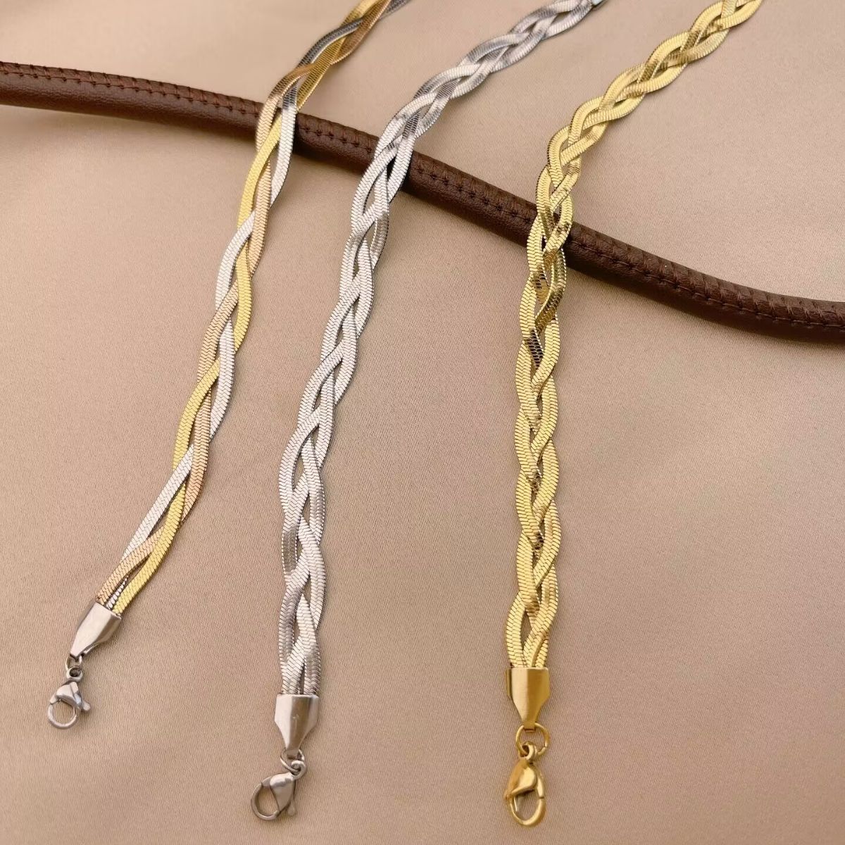 Women's Snake Bone Fashion Simple Color Matching Bracelets