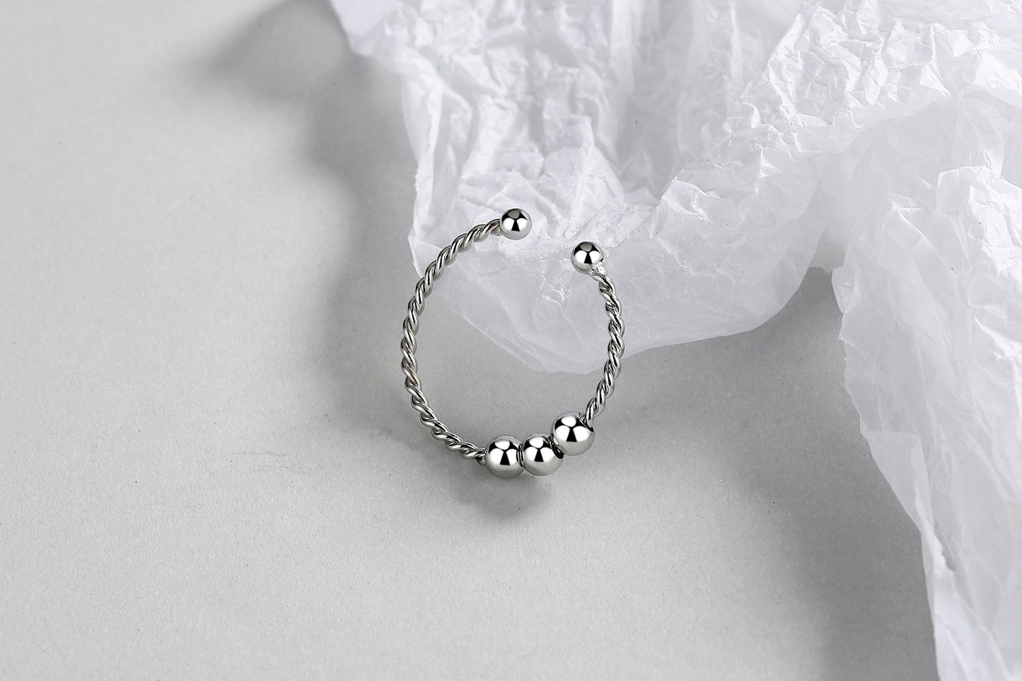 Women's Golden Balls Cold Style Personality Simple Rings